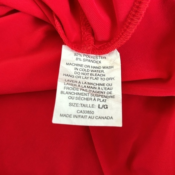RALPH C. Red Blouse Size Large - Picture 5 of 7